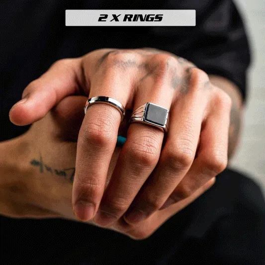 Minimal Ring Set - Silver
