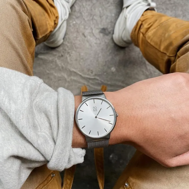 Minimal Silver Watch - M2