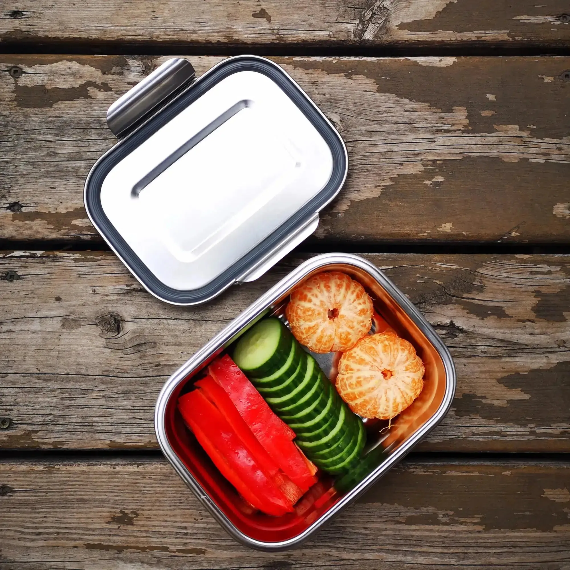 Minimal Stainless Steel Lunch Box