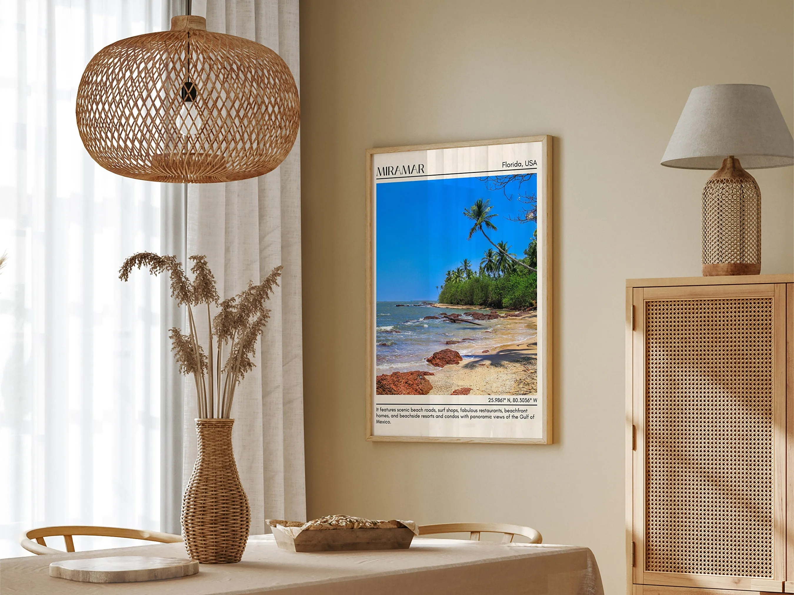 Miramar Minimal Wall Art, Florida, USA