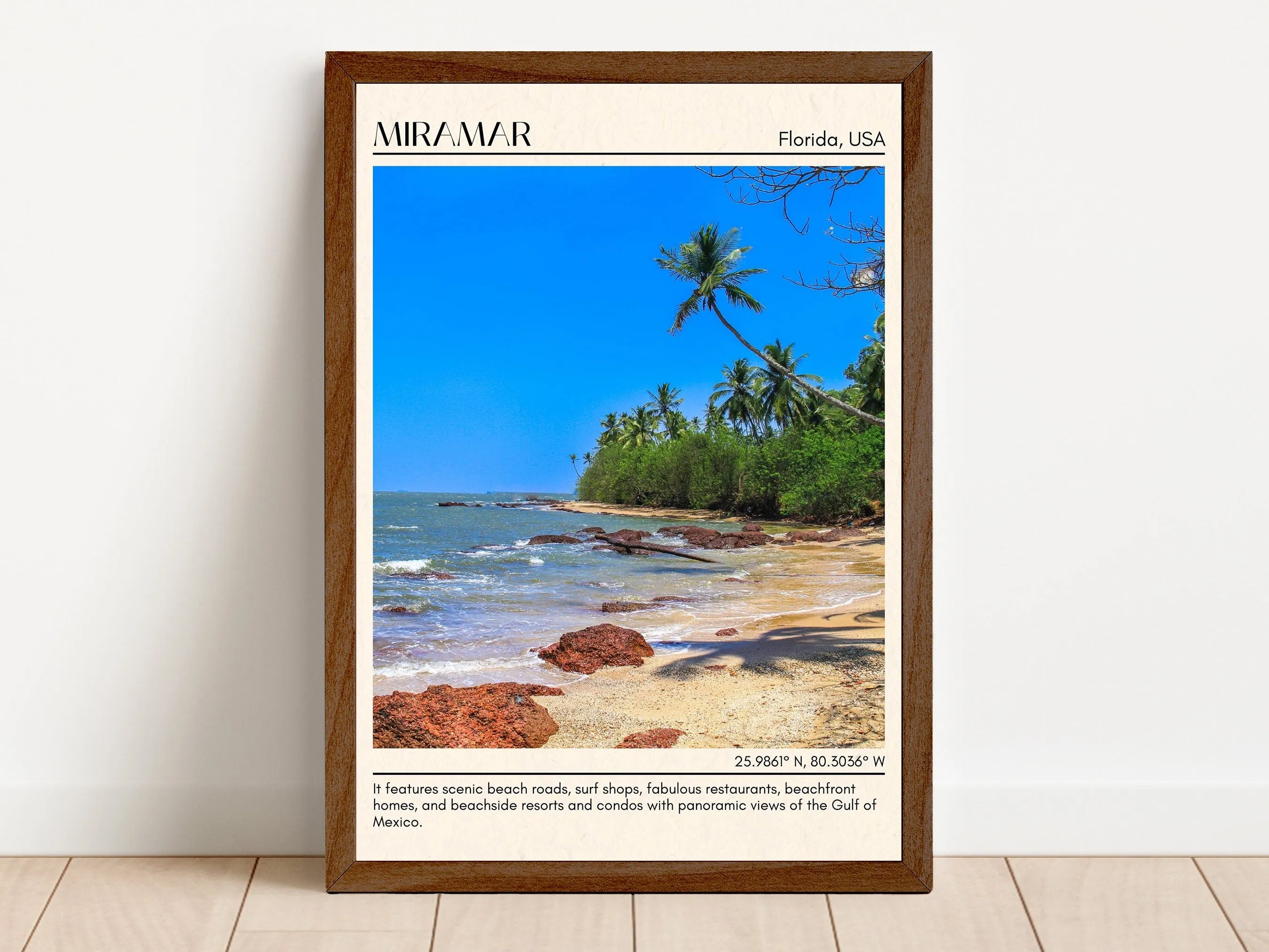 Miramar Minimal Wall Art, Florida, USA