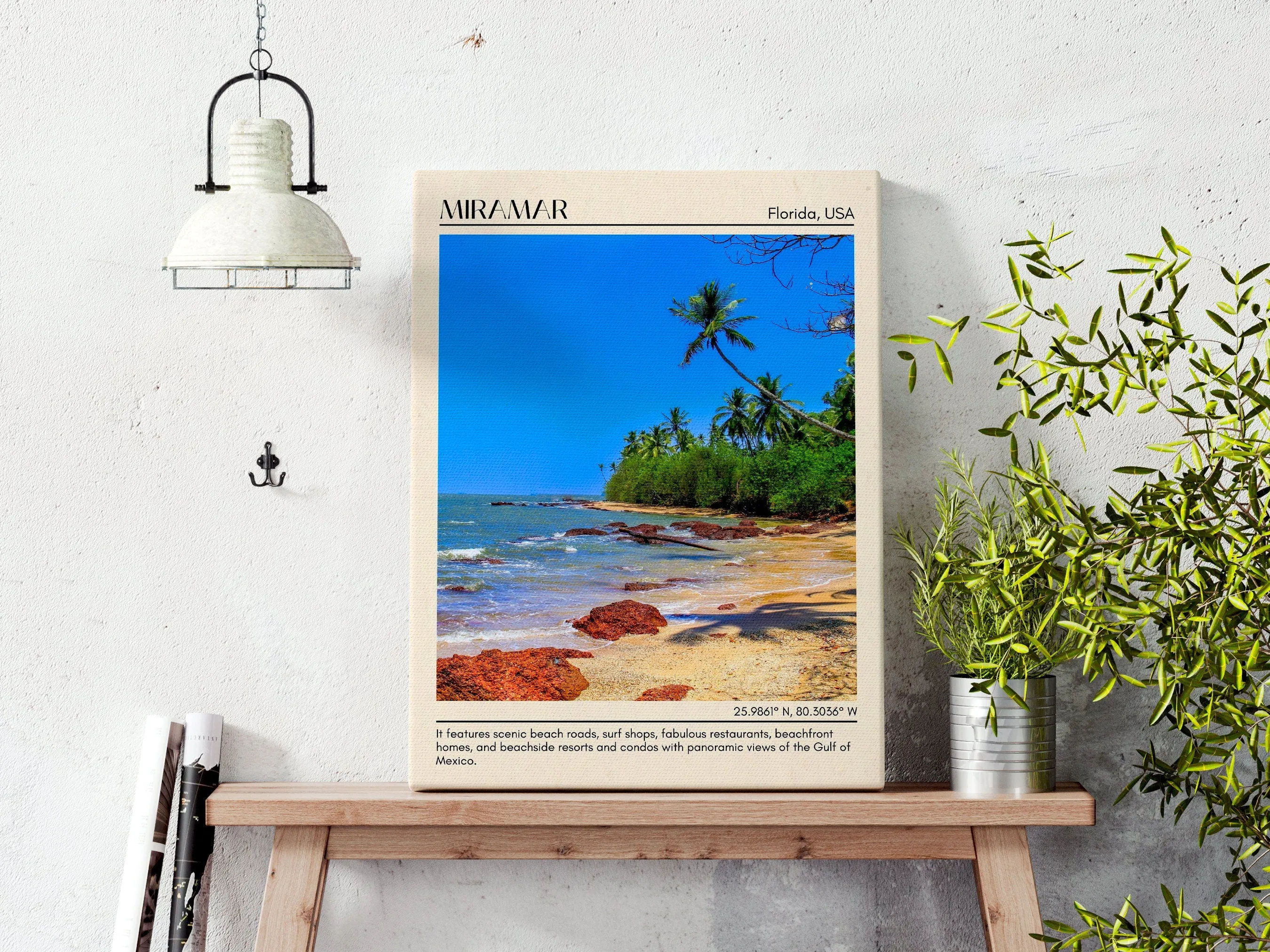 Miramar Minimal Wall Art, Florida, USA