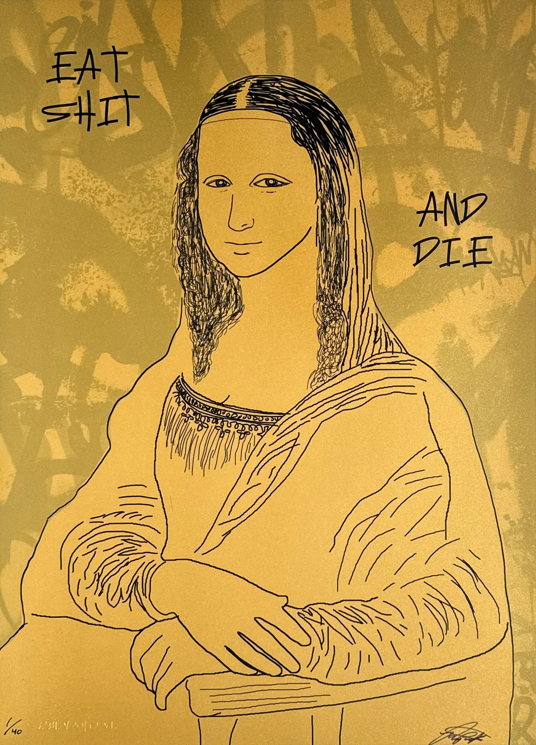 Mona Lisa's Message (Gold Variant)