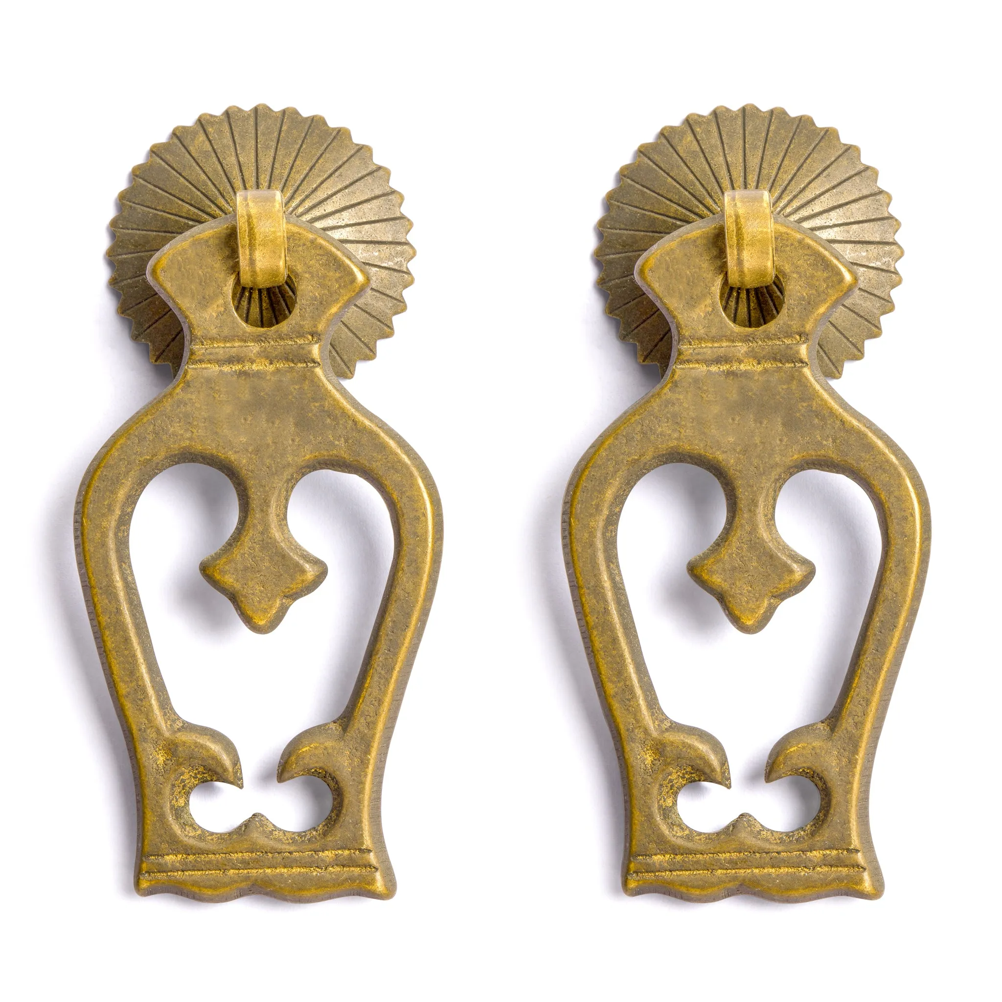 Monk's Washing Bowl Pulls 2.6" - Set of 2