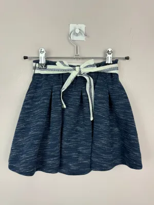 Monsoon Navy Skirt 3-4y
