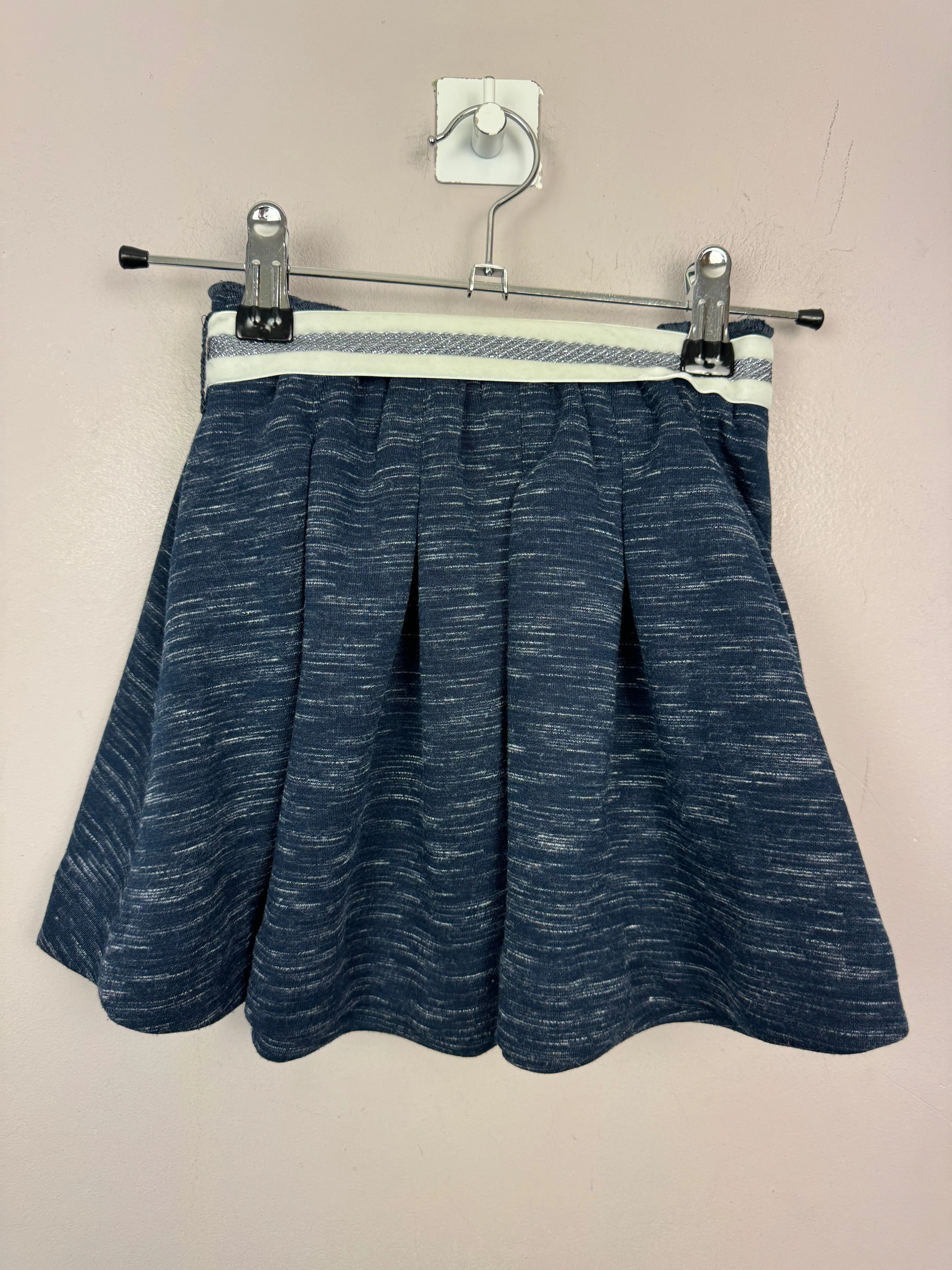 Monsoon Navy Skirt 3-4y