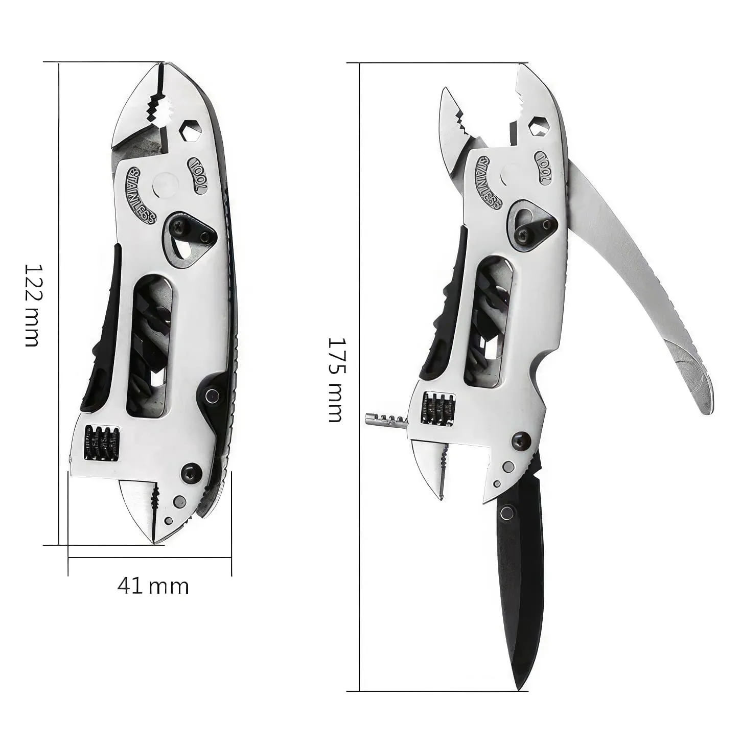 Multitool - Narzędzie Wielofunkcyjne Survival - Klucz