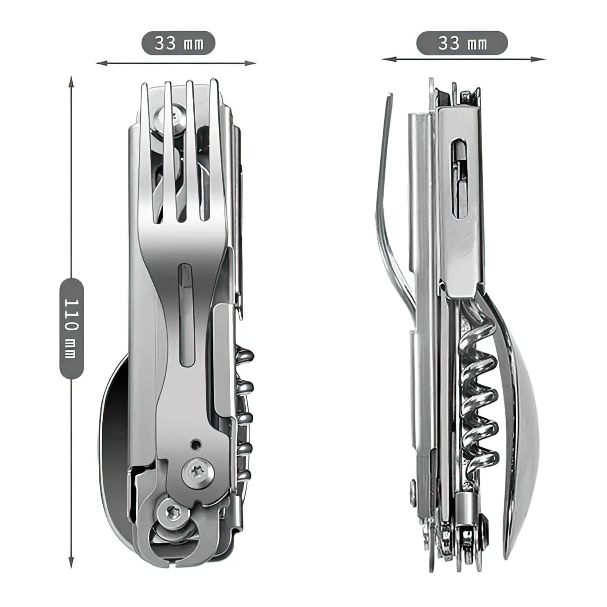Multitool - Narzędzie Wielofunkcyjne Survival - Sztućce