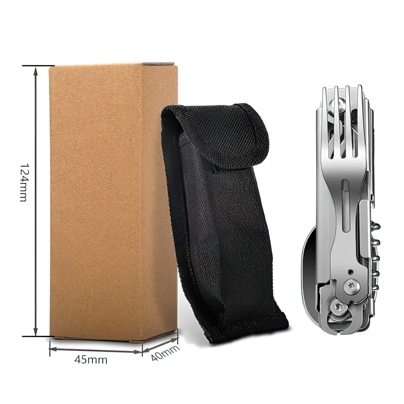 Multitool - Narzędzie Wielofunkcyjne Survival - Sztućce