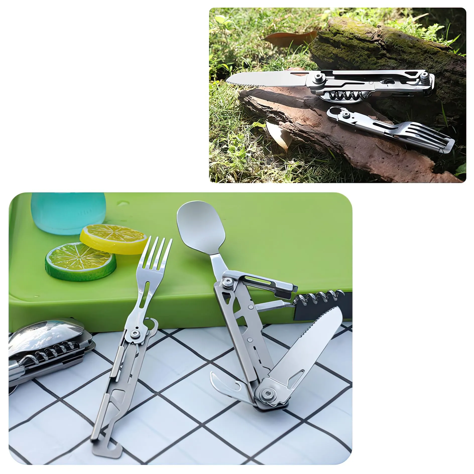 Multitool - Narzędzie Wielofunkcyjne Survival - Sztućce
