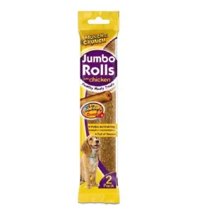 Munch Crunch Jumbo Rolls With Chicken 2pk