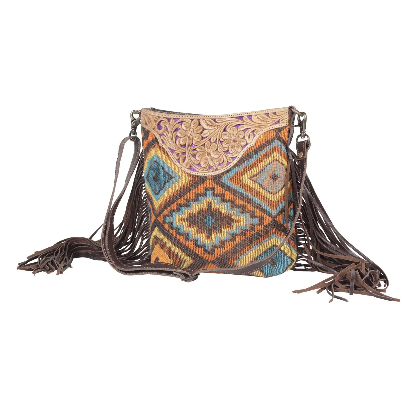 Myra Bag Synonym Hand Tooled Bag