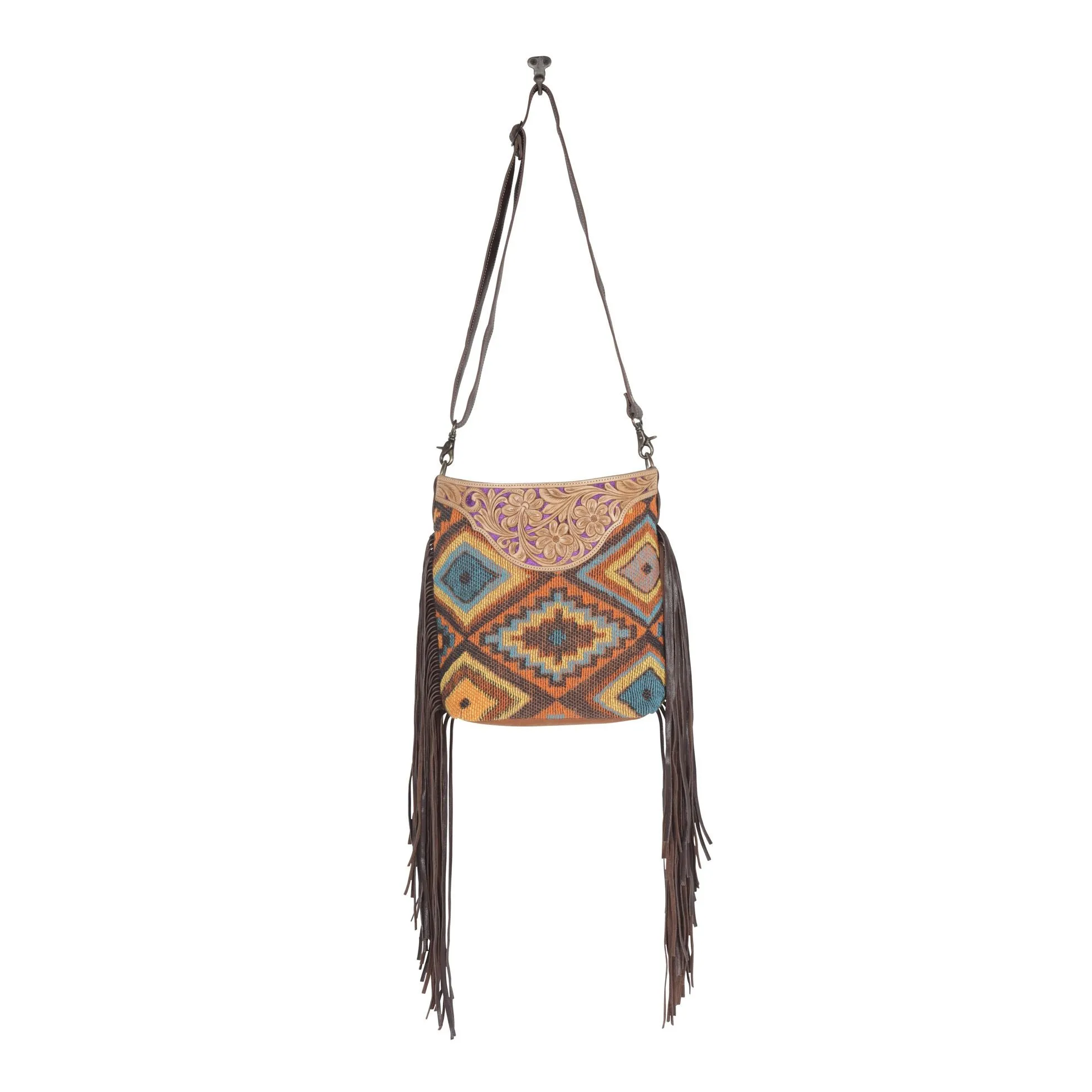 Myra Bag Synonym Hand Tooled Bag