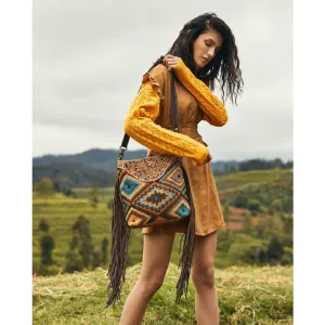 Myra Bag Synonym Hand Tooled Bag