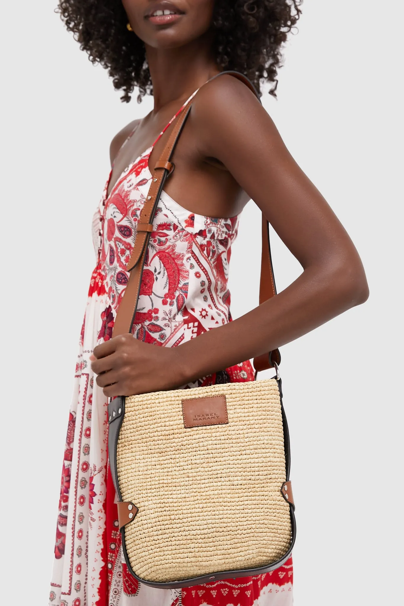 Natural Cognac Mini Bayia Bag