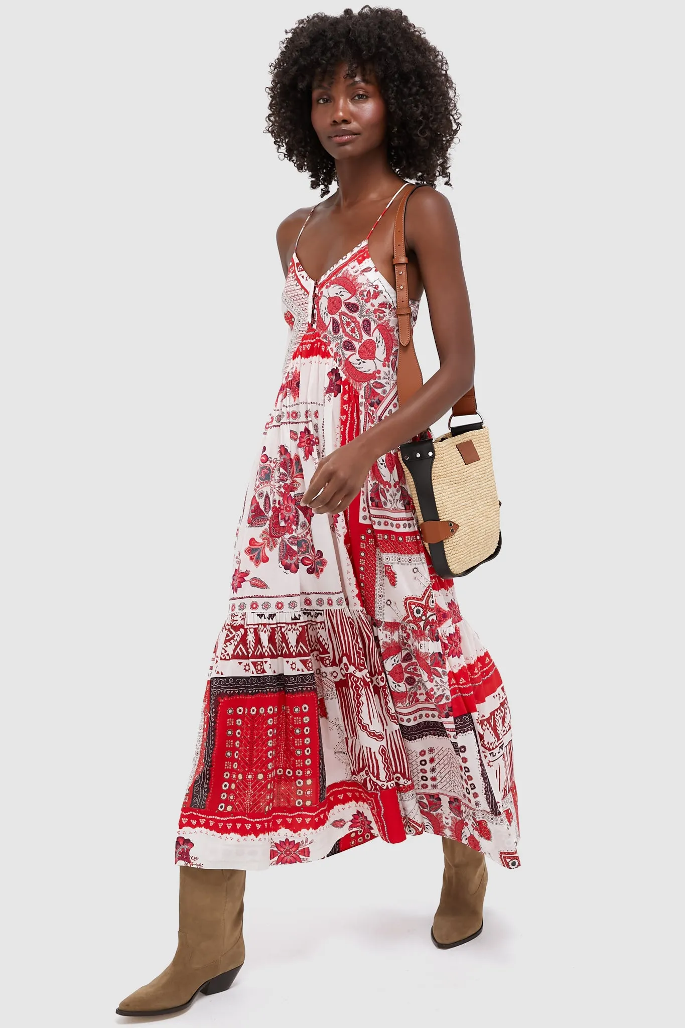 Natural Cognac Mini Bayia Bag