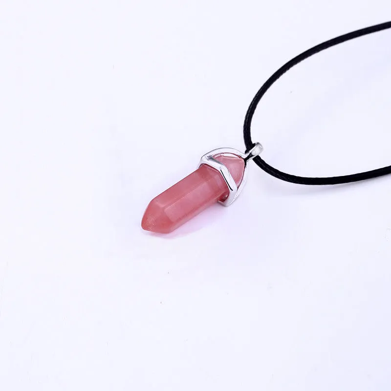 Natural Stone Quartz Choker