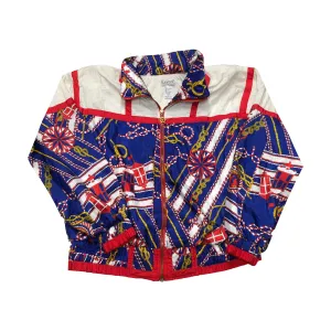Nautical Carnival Silky Windbreaker (L)