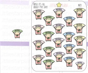 Neku - Pay Day Planner Stickers
