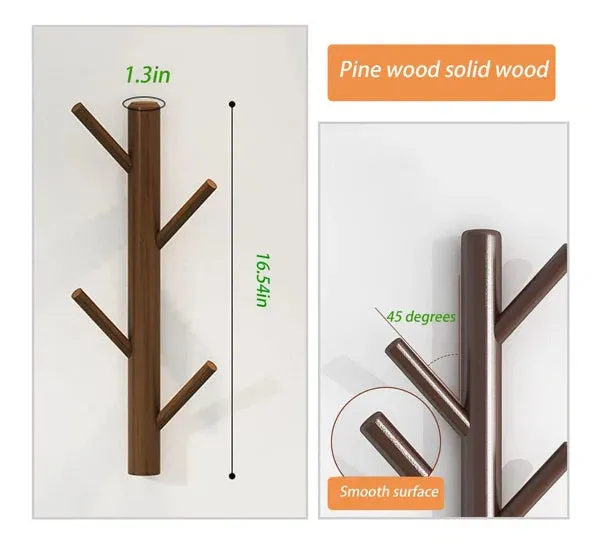 NEW Ebern Designs Mirzet Wall 4 - Hook Coat Rack