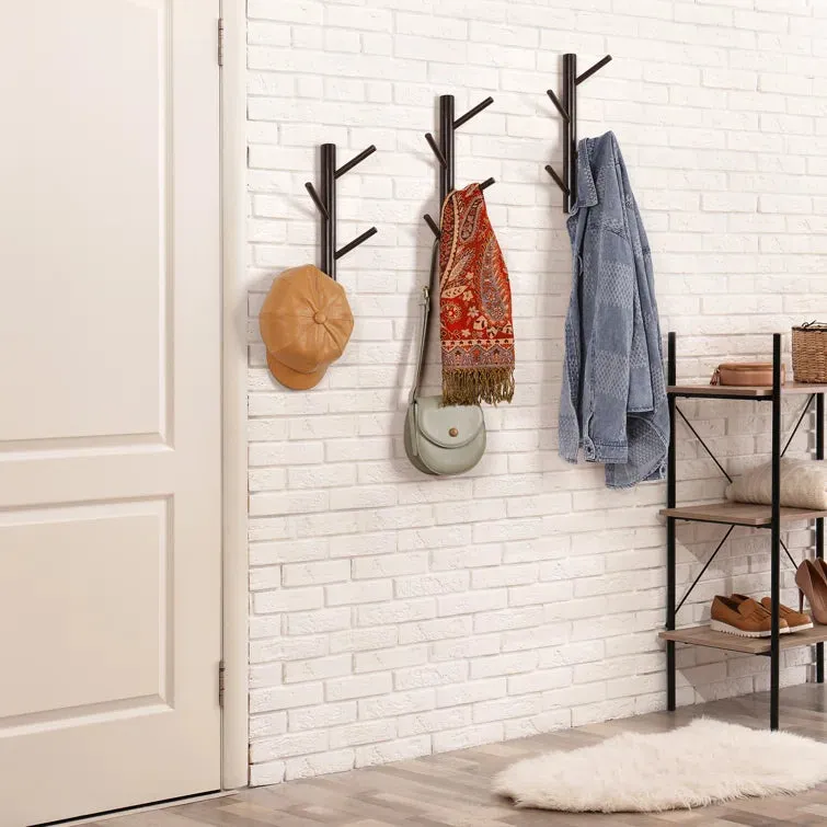 NEW Ebern Designs Mirzet Wall 4 - Hook Coat Rack