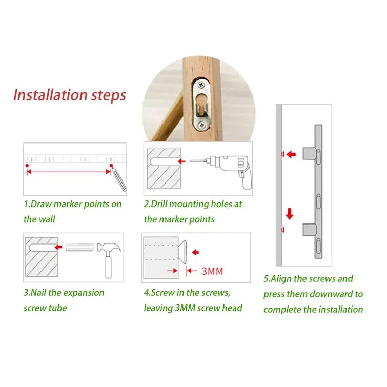 NEW Ebern Designs Mirzet Wall 4 - Hook Coat Rack