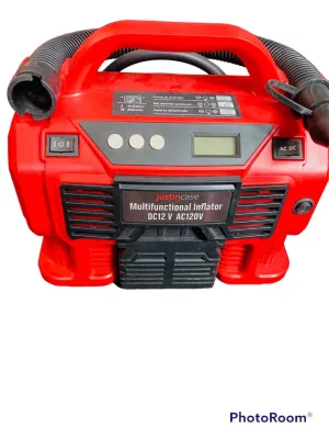 New Justin Case Multi Functional Inflator! DC12 V AC120V