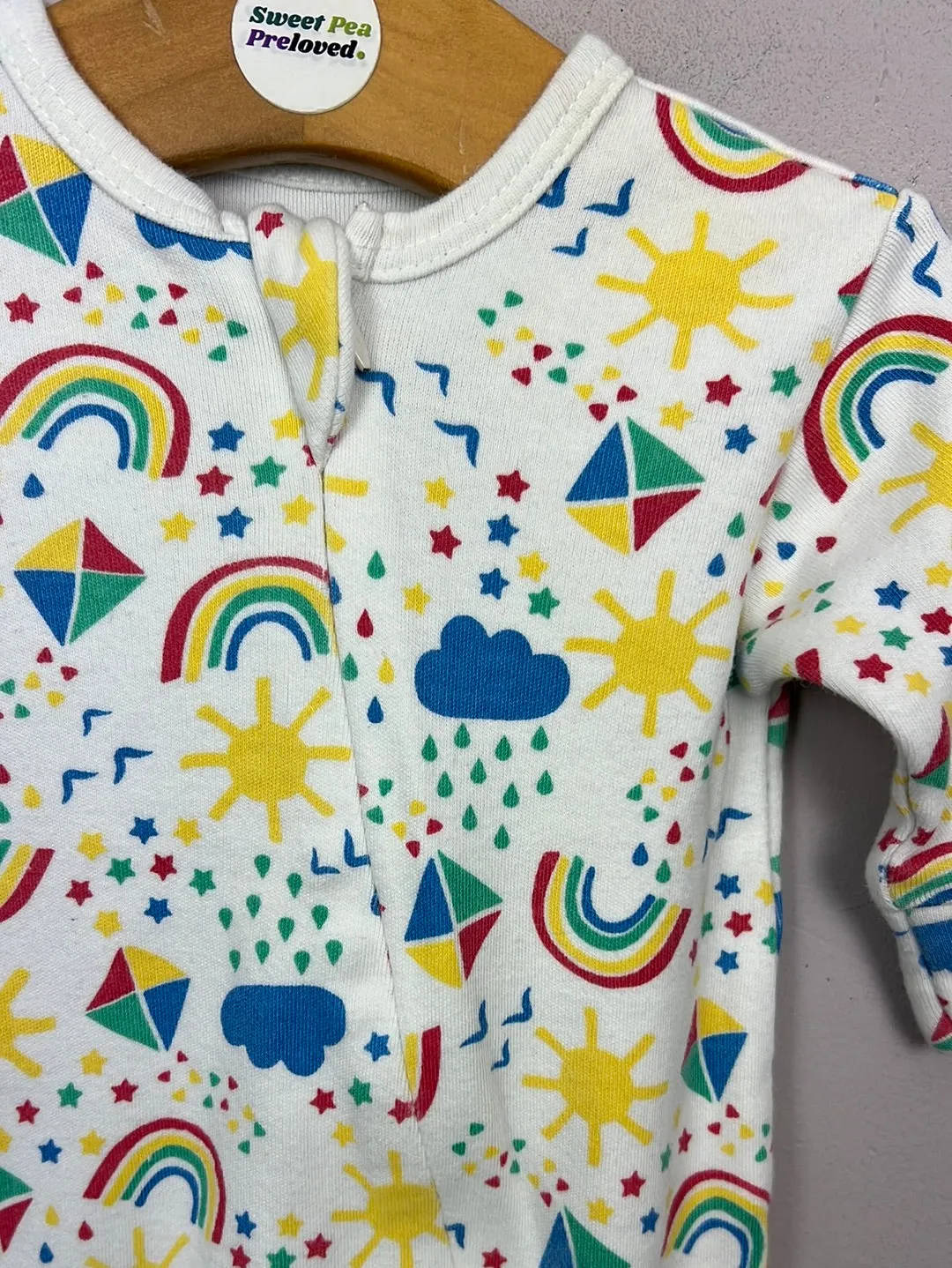 Newborn Kite High Sky Sleepsuit