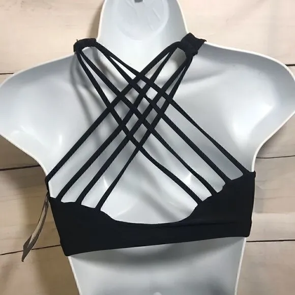 NEW! Onzie Chic Yoga Sports Bra Black Sz Small