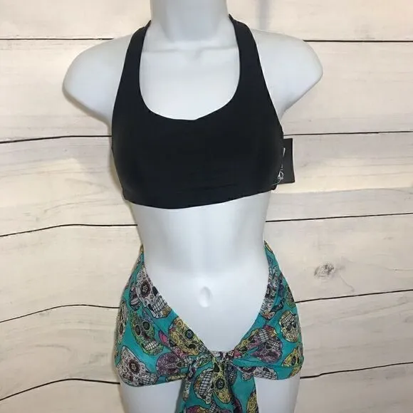 NEW! Onzie Chic Yoga Sports Bra Black Sz Small