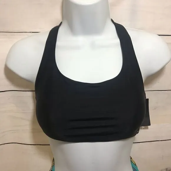 NEW! Onzie Chic Yoga Sports Bra Black Sz Small