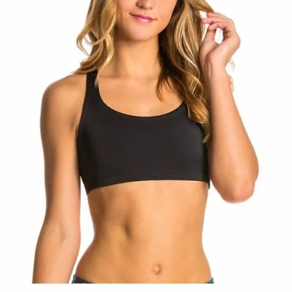 NEW! Onzie Chic Yoga Sports Bra Black Sz Small