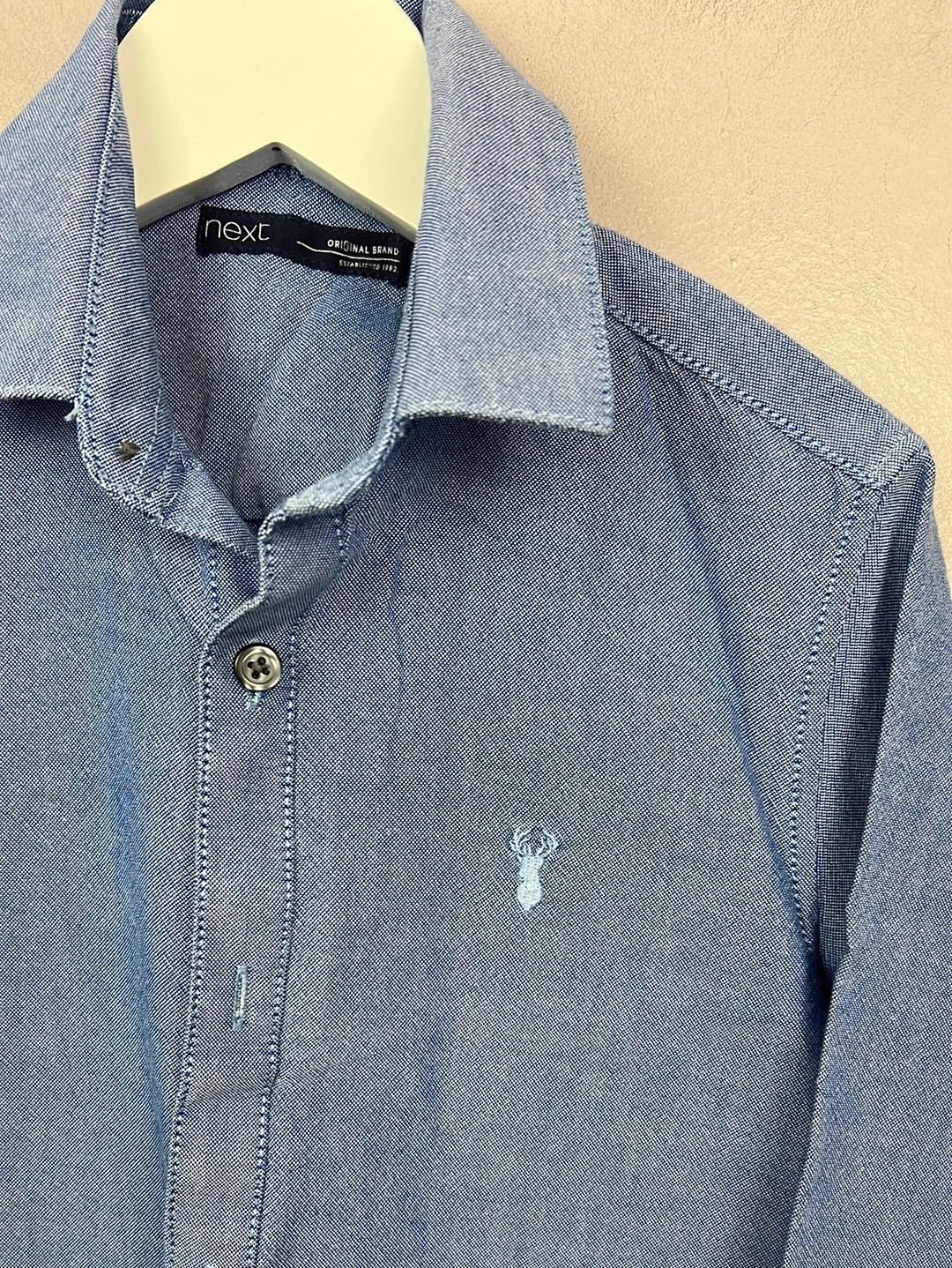 Next blue chambray shirt 7y