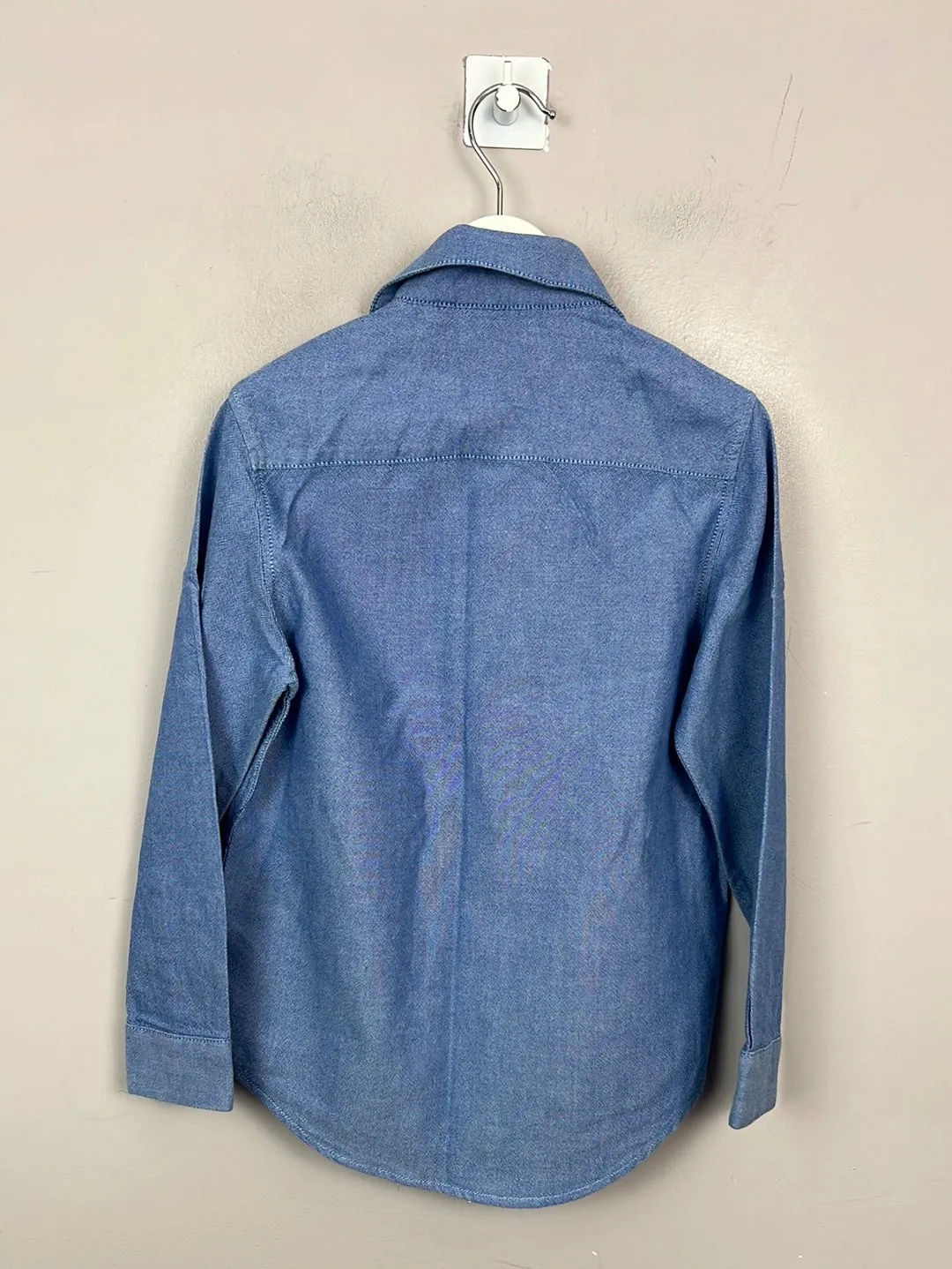 Next blue chambray shirt 7y