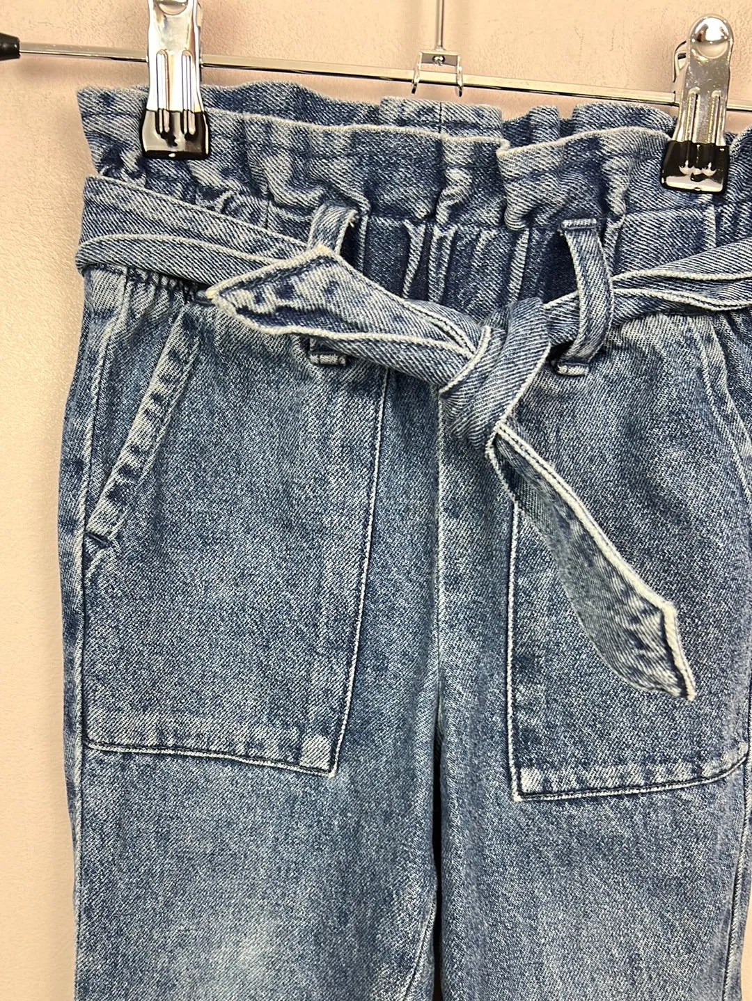 Next Waist Tie Paperbag top jeans 3y