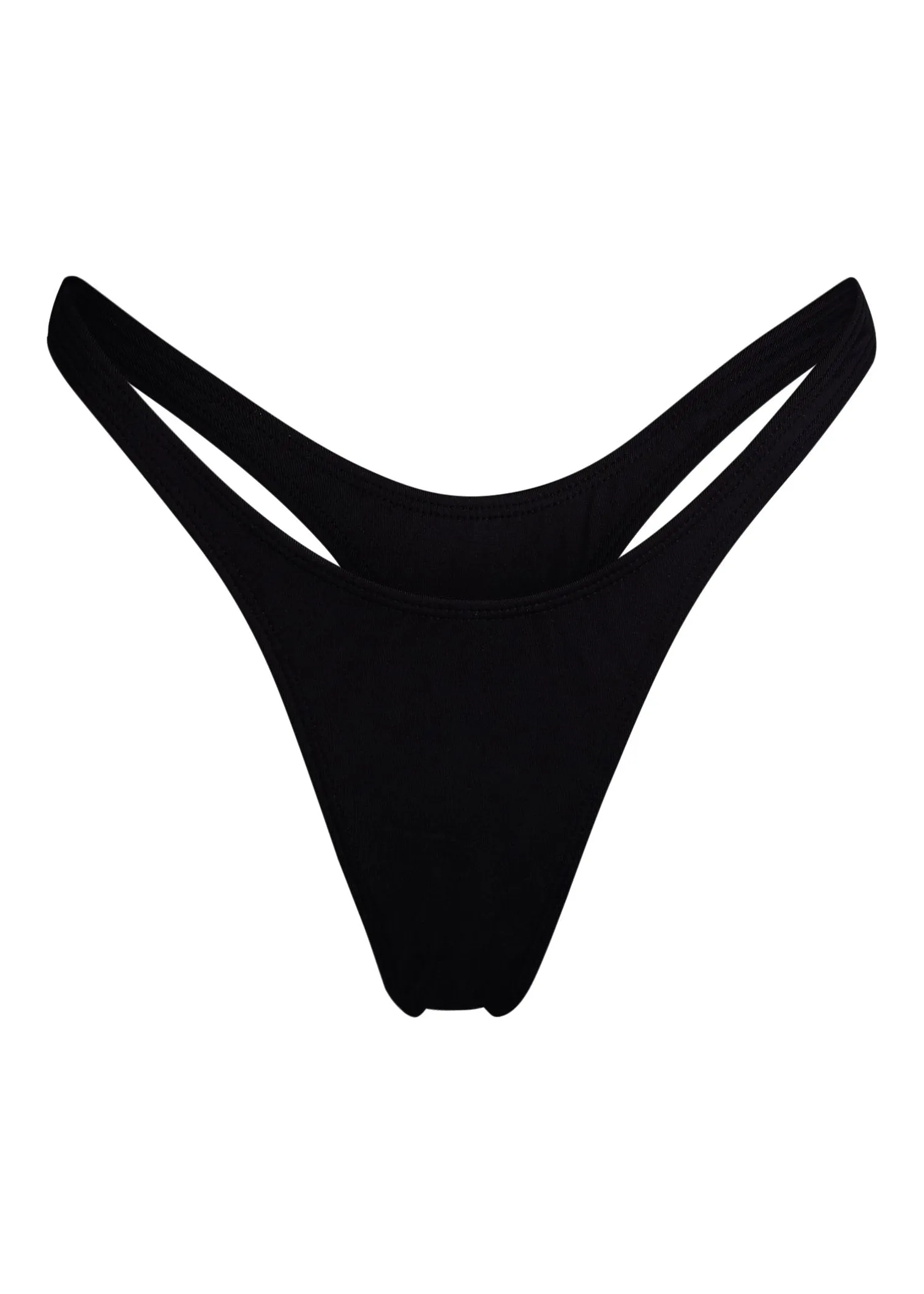 NOLITA THONG Bikini Bottom - Dark Seas Black
