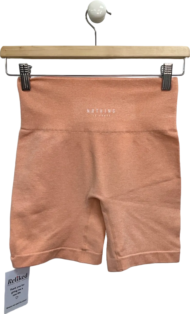 Nothing To Prove Orange Seamless Shorts UK S