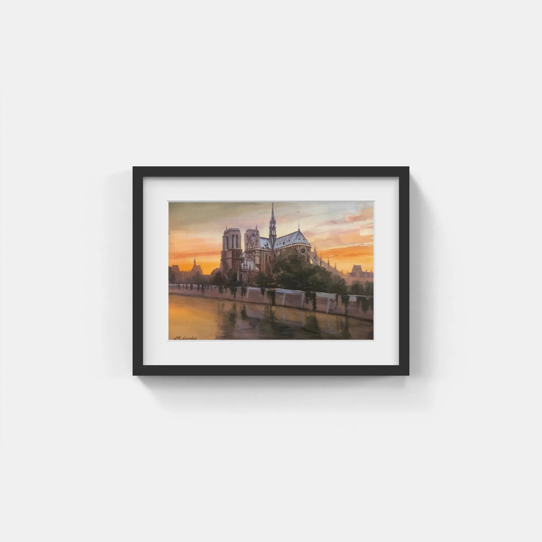 NOTRE DAME SUNSET