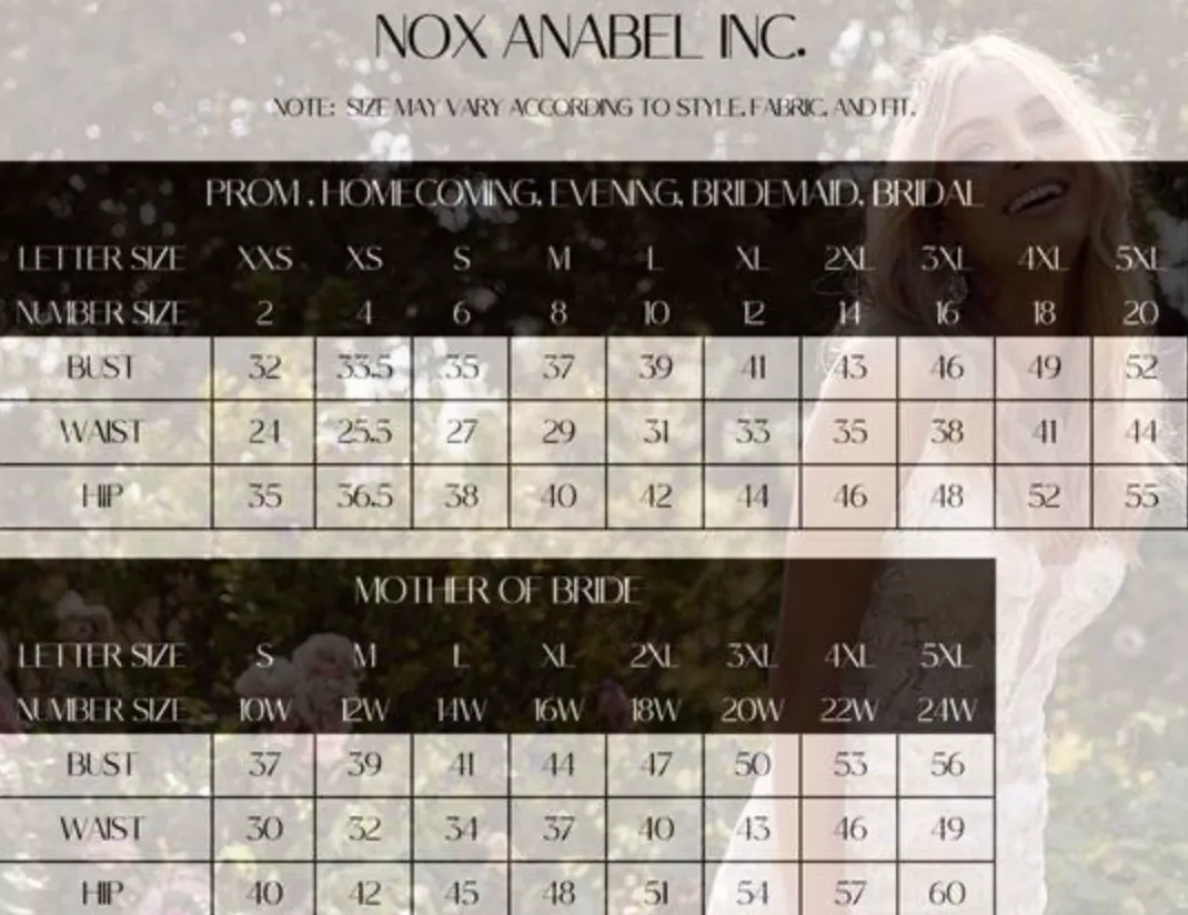 Nox Anabel Evening Gown E1280