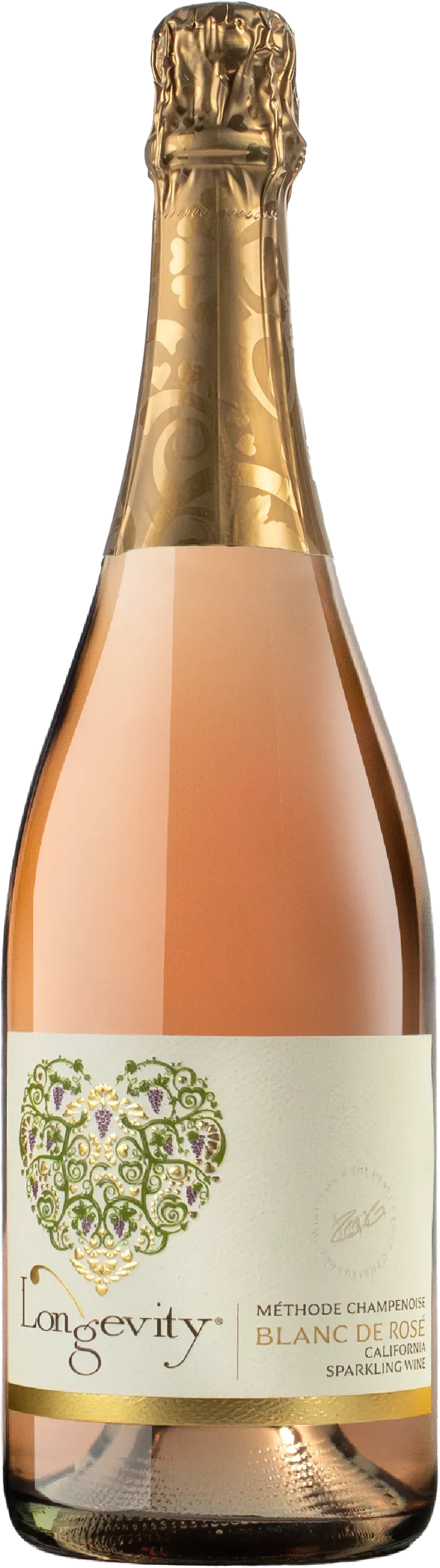 NV Longevity Brut Rose Sparkling, Livermore Valley, California