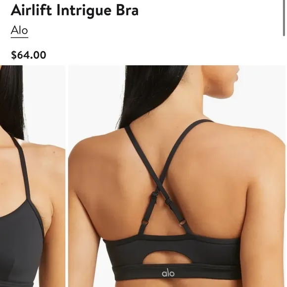 NWOT Alo Yoga Airlift Intrigue Bra in Dark Blue Size XS