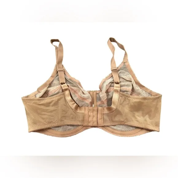 NWT Wacoal Women’s Retro Chic Full Figure Underwire Bra in Nude in size 42DD