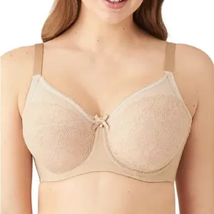 NWT Wacoal Women’s Retro Chic Full Figure Underwire Bra in Nude in size 42DD