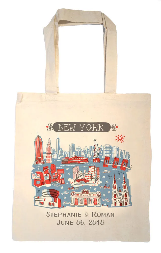 NYC Tote Bag-Wedding Welcome Tote