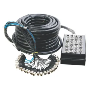 On Stage In-Line Audio Series Stage Snake Box -24 x 4, 50ft