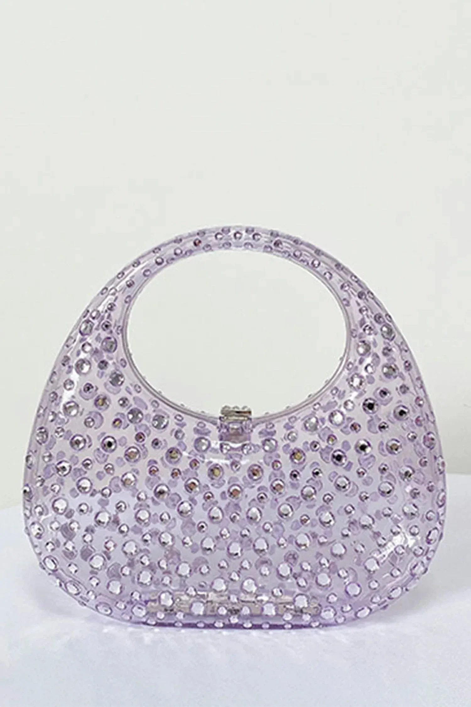 Onyx Diamond Glass Handbag