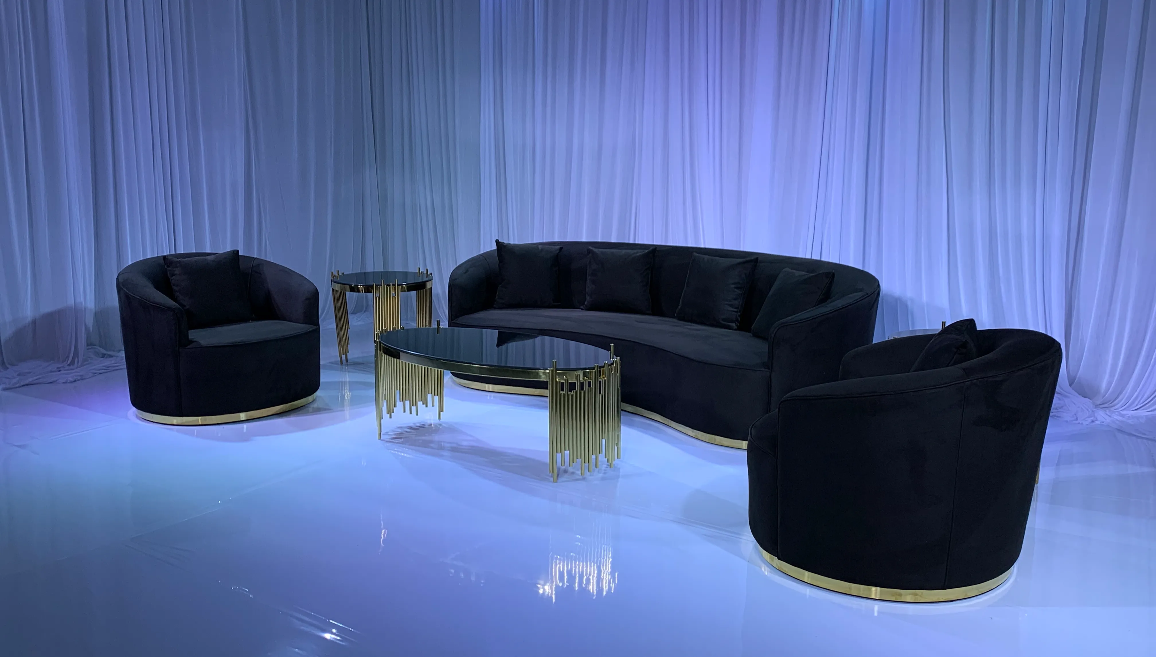 ONYX SOFA GROUPING 1 - BLACK
