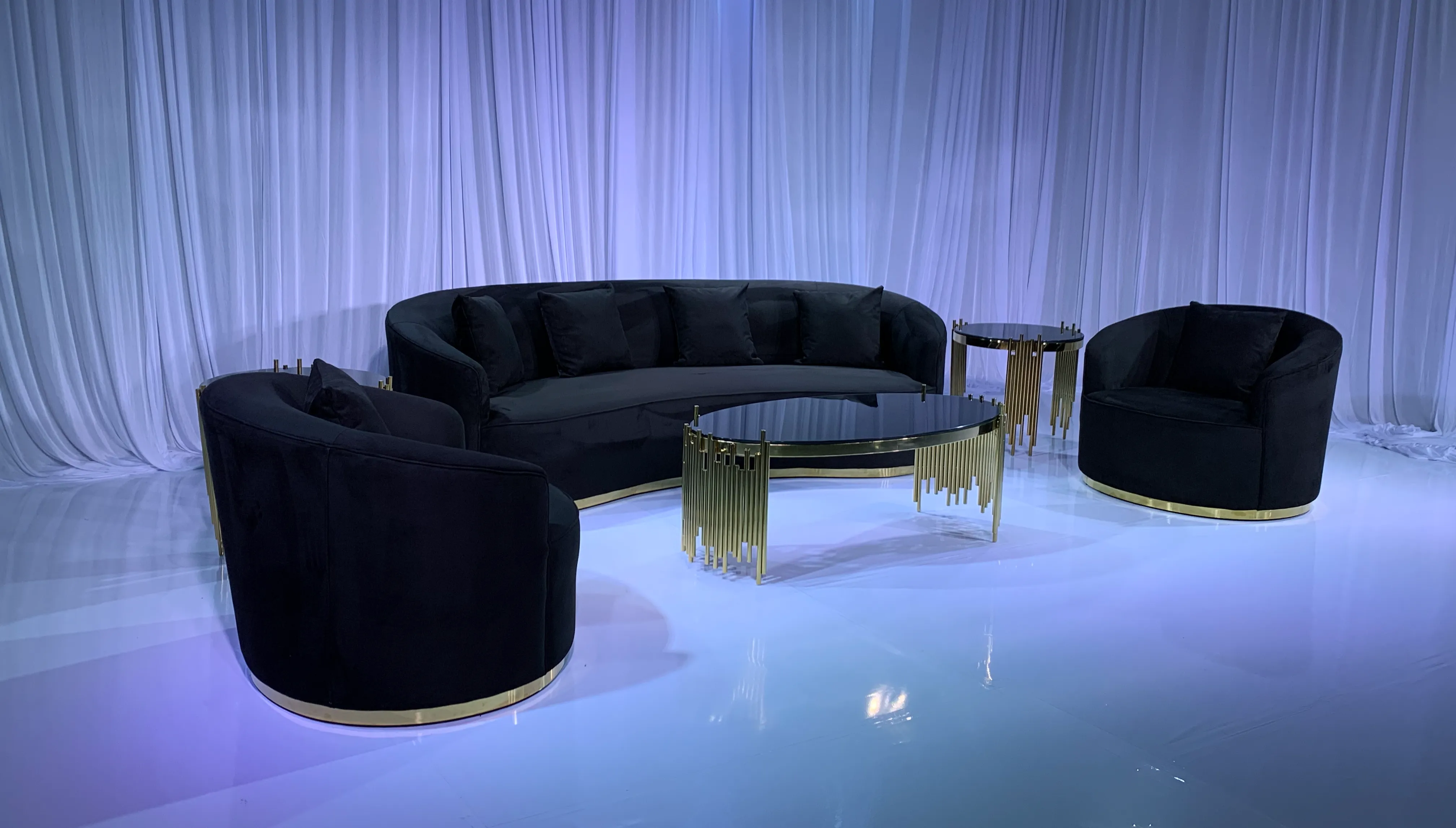 ONYX SOFA GROUPING 1 - BLACK