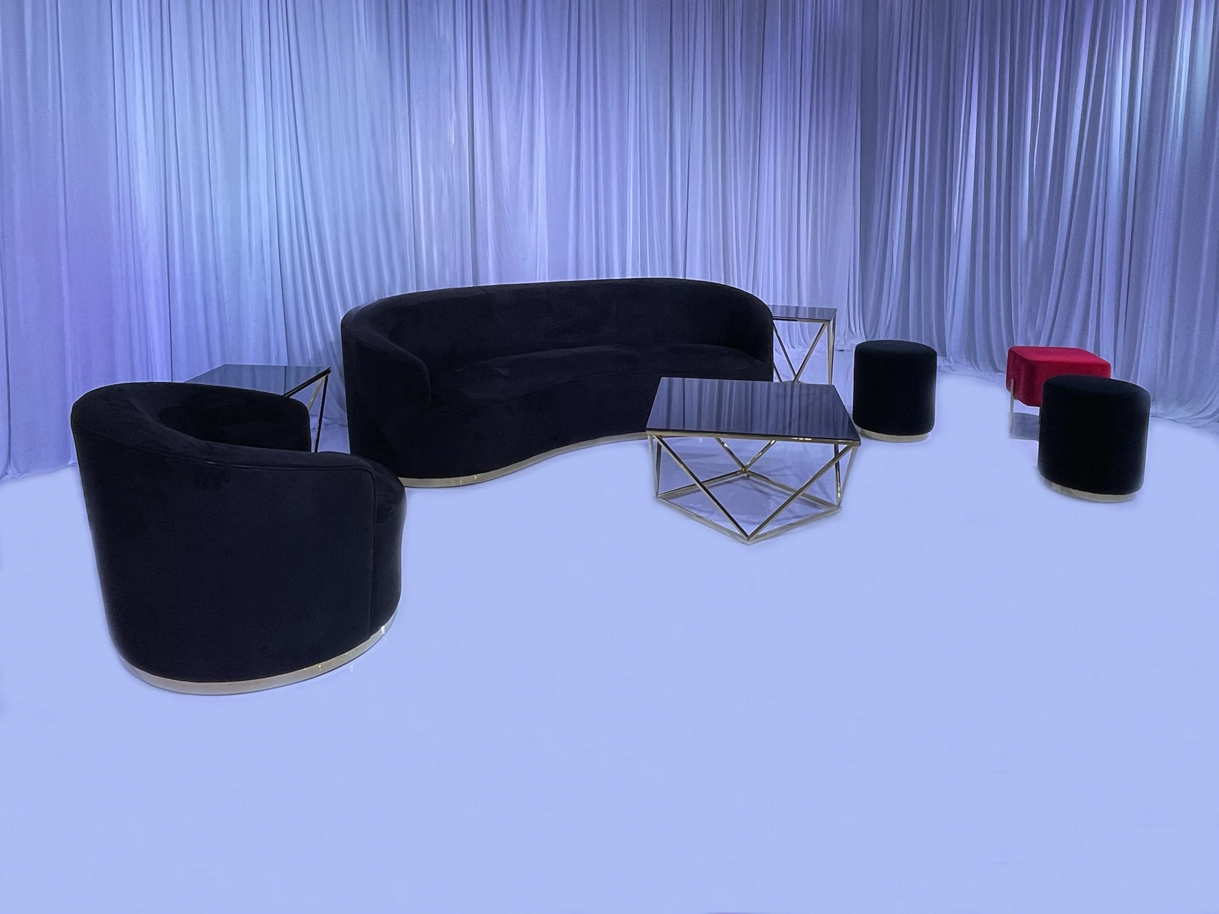 ONYX SOFA GROUPING 2 - BLACK