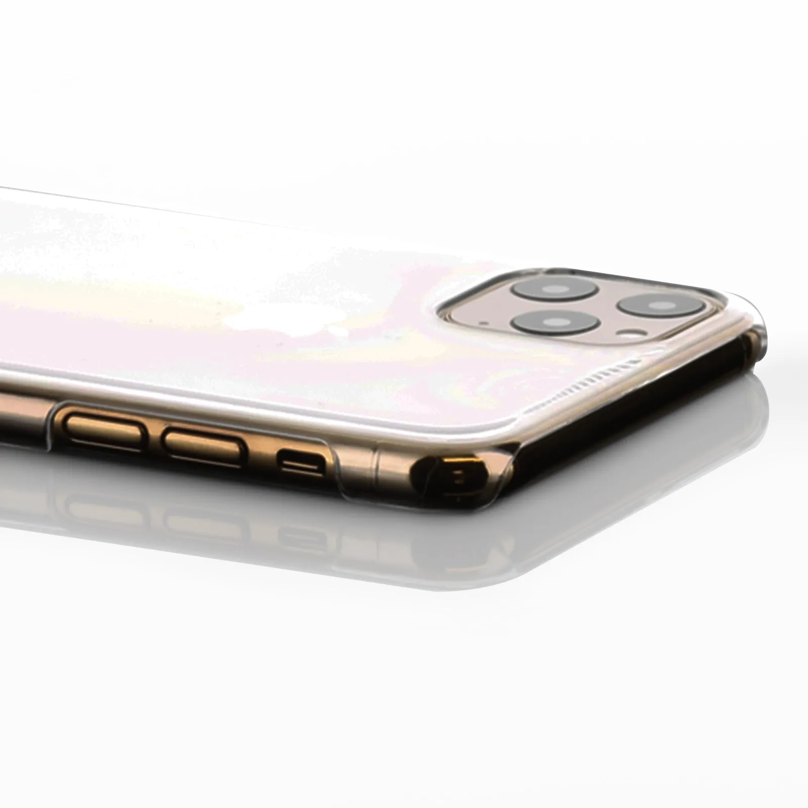 Orange Wavy Swirl iPhone Case